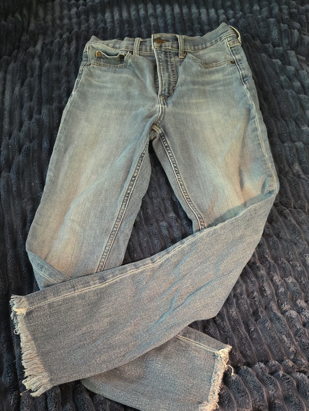 GAP Light Blue Denim Cigarette High Rise Jeans